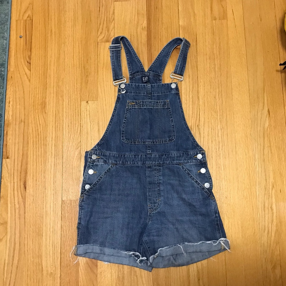 GAP Denim Button Overalls